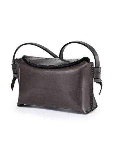 Old Trend Snapper Genuine Leather Vintage Everyday Crossbody In Gray