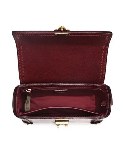 Old Trend Azalea Genuine Leather Vintage Case Crossbody In Burgundy