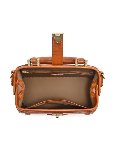 Old Trend Azalea Genuine Leather Mini Doctor Satchel In Brown