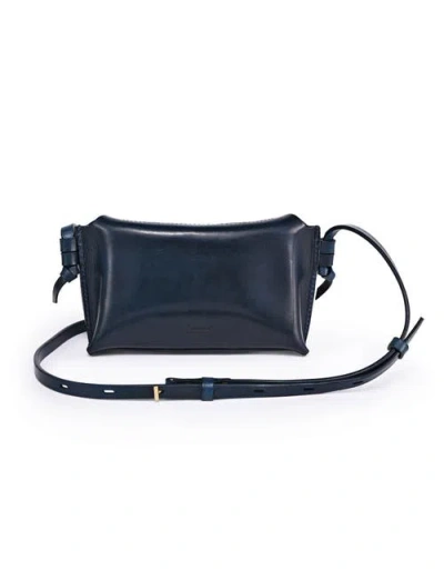 Old Trend Snapper Genuine Leather Vintage Everyday Crossbody In Blue