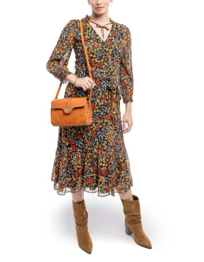 Old Trend Laurel Genuine Leather Vintage Slim Crossbody In Brown