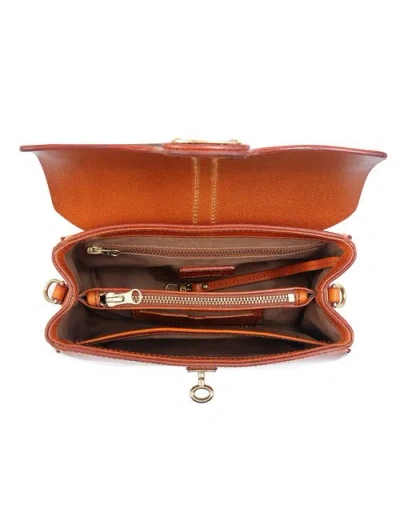 Old Trend Laurel Genuine Leather Vintage Slim Crossbody In Brown