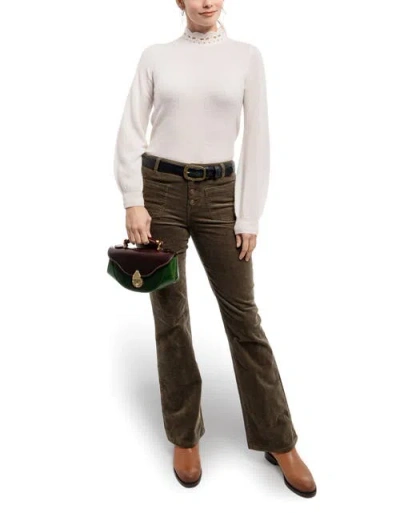 Old Trend Azalea Genuine Leather Vintage Everyday Crossbody In Green