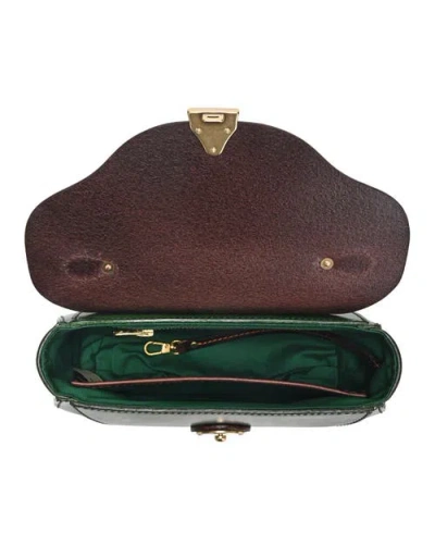 Old Trend Azalea Genuine Leather Vintage Everyday Crossbody In Green