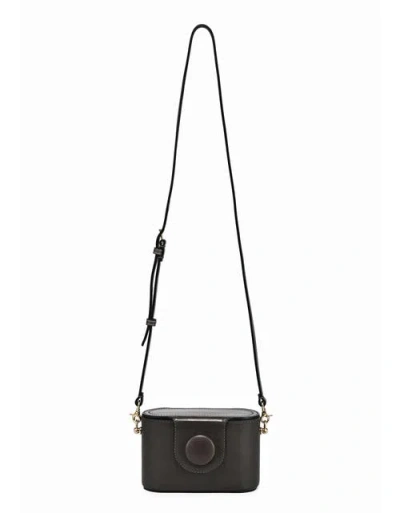 Old Trend Begonia Genuine Leather Vintage Case Crossbody In Gray