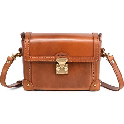 Old Trend Azalea Genuine Leather Vintage Case Crossbody In Brown