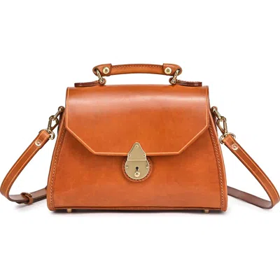 Old Trend Laurel Genuine Leather Classic Everyday Satchel In Brown