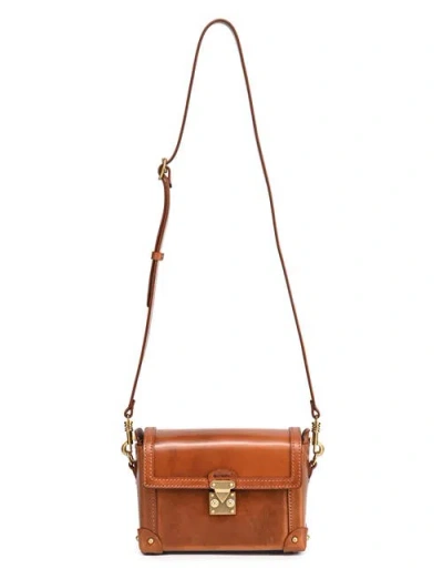 Old Trend Azalea Genuine Leather Vintage Case Crossbody In Brown