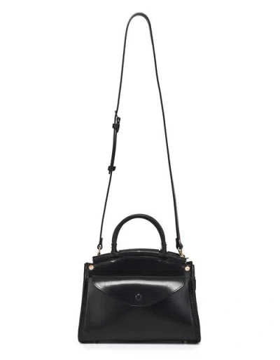 Old Trend Laurel Genuine Leather Vintage Structured Satchel In Black