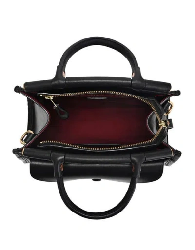 Old Trend Laurel Genuine Leather Vintage Structured Satchel In Black