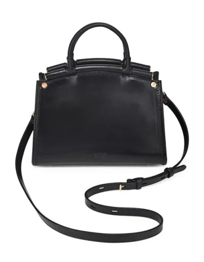 Old Trend Laurel Genuine Leather Vintage Structured Satchel In Black