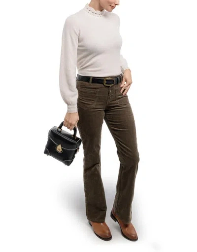 Old Trend Azalea Genuine Leather Vintage Box Crossbody In Black