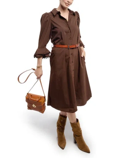 Old Trend Azalea Genuine Leather Vintage Box Crossbody In Orange