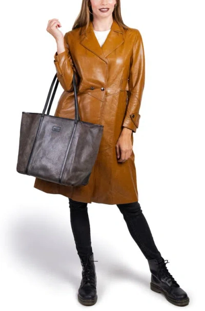 Old Trend Alder Genuine Leather Everyday Shoulder Tote In Brown