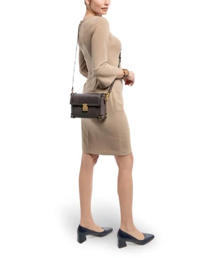 Old Trend Azalea Genuine Leather Vintage Case Crossbody In Gray