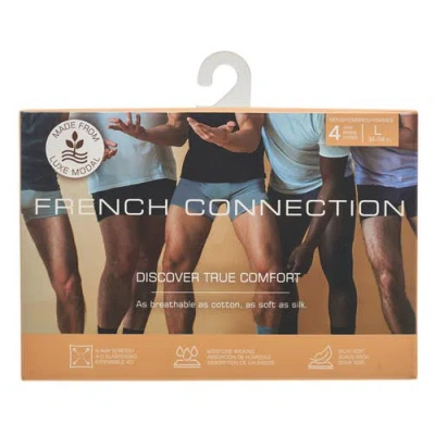 French Connection 4-pack Modal Boxer Brief In Gray