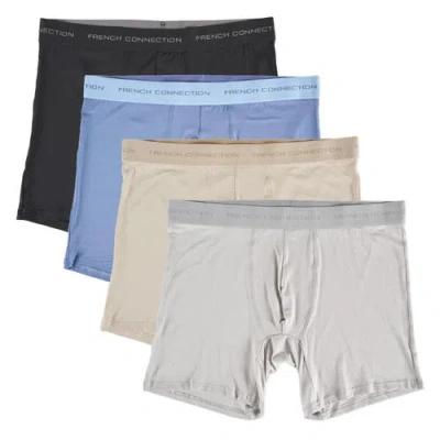 French Connection 4-pack Modal Boxer Brief In Multi