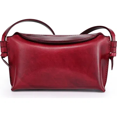 Old Trend Snapper Genuine Leather Vintage Everyday Crossbody In Burgundy