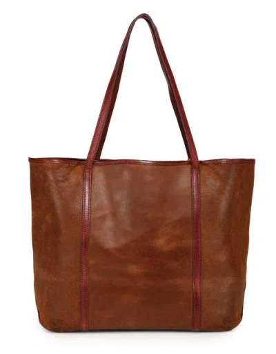 Old Trend Alder Genuine Leather Everyday Shoulder Tote In Brown