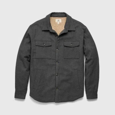 Surfside Supply Co. Skip Fleece Shirt Jacket In Gray