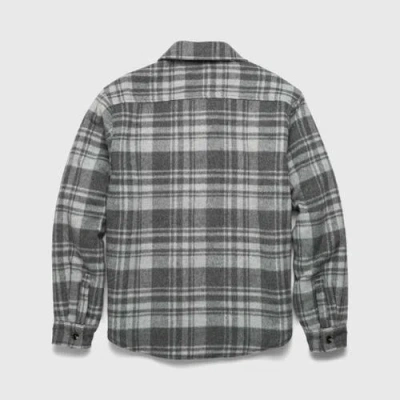 Surfside Supply Co. Skip Fleece Shirt Jacket In Gray