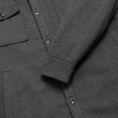 Surfside Supply Co. Skip Fleece Shirt Jacket In Gray