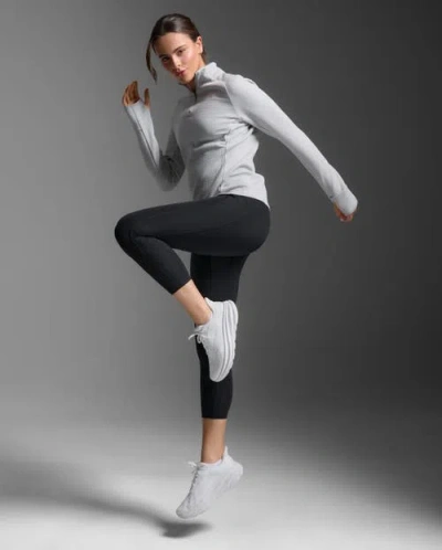 2xu Ignition Haptic 1/4 Zip In Gray