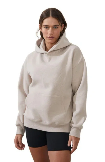 Cotton On Body Active Plush Premium Hoodie In Brown