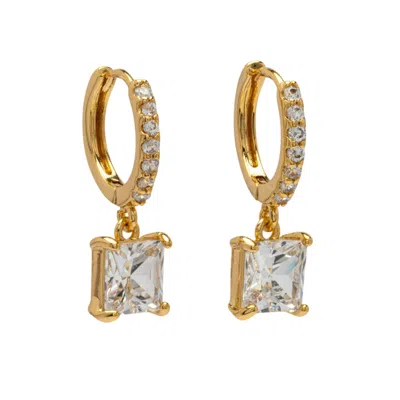 Uchi And Soto Women's Shikaku Gold Stone Earrings In Gold