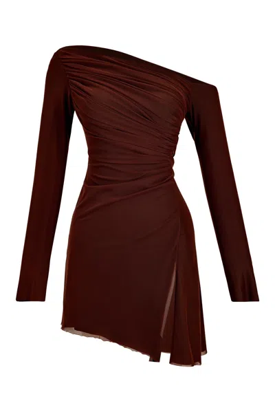 Growny Women's Sonia Dress Brown In Burgundy