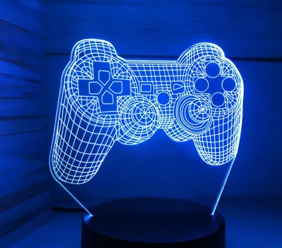 3p Experts Led Game Atmosphere Light -remote In Blue