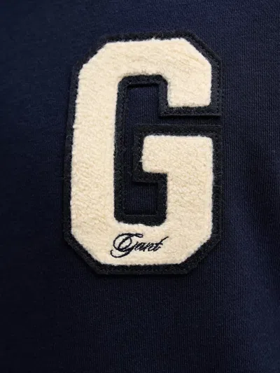 Gant Logo Sweater In Blue
