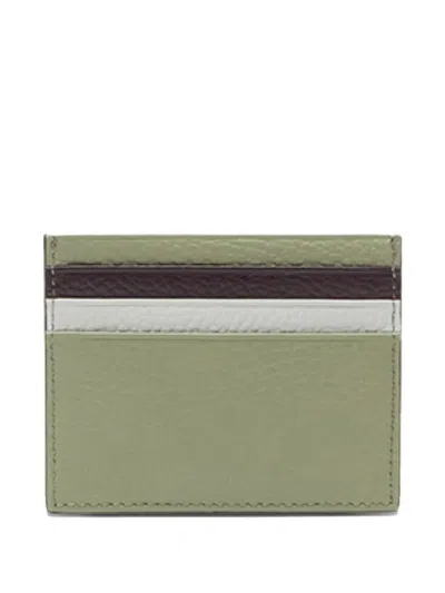 Coccinelle Leather Card Holder In Green