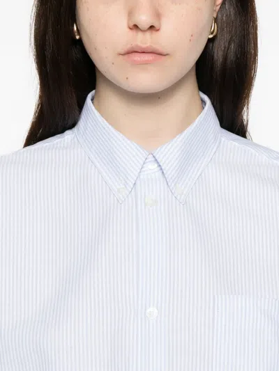 Apc A.p.c. Striped Shirt In White