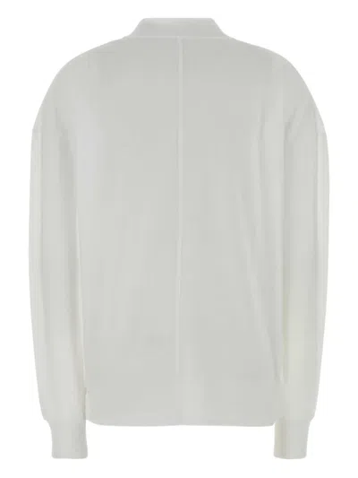 The Row White Cotton Oversize Raveena T-shirt In White