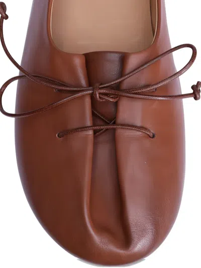 Marsèll Lace-up Flats In Brown