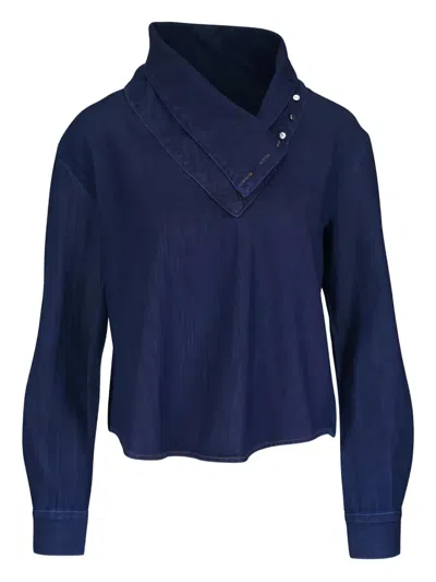 Twp My Maria Blouse In Blue