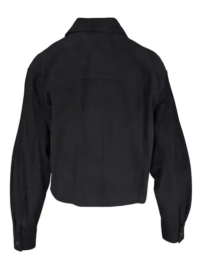 Twp Little Big Joe Midnigh Pocket Jacket In Black