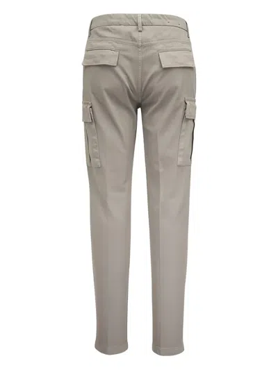 Eleventy Cargo Trousers In Gray