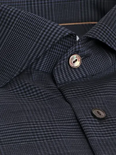 Eton Patterned Shirt In Black
