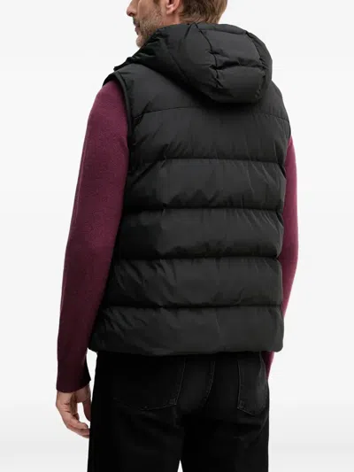 Geox Hooded Gilet In Black