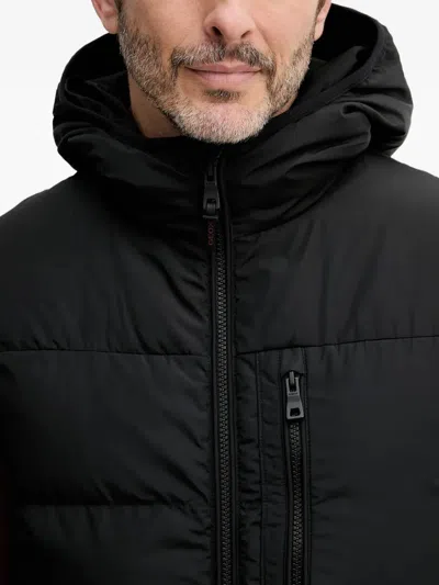 Geox Hooded Gilet In Black