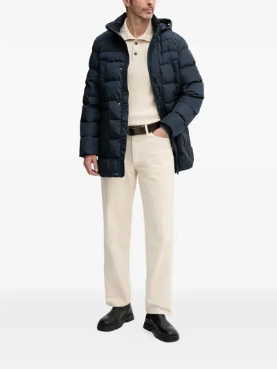 Geox Leitan Hooded Padded Jacket In Green