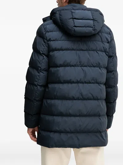 Geox Leitan Hooded Padded Jacket In Green