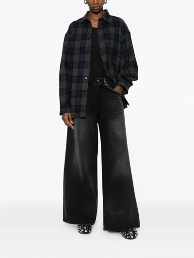 R13 Nico Cotton Jeans In Black