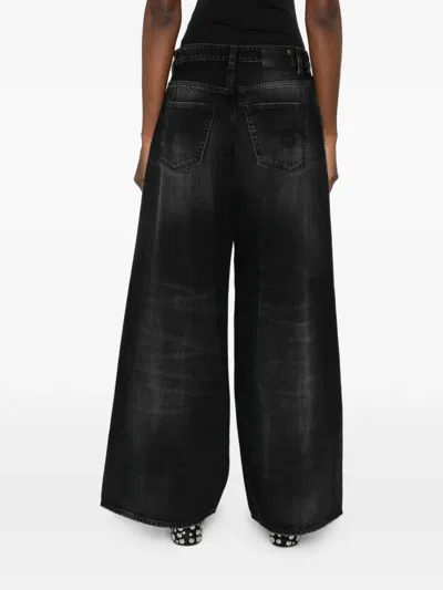 R13 Nico Cotton Jeans In Black