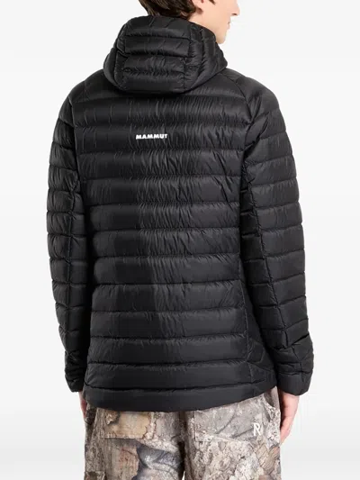 Mammut Logo Hooded Jacket In Black