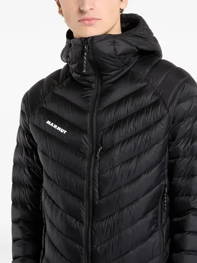 Mammut Logo Hooded Jacket In Black