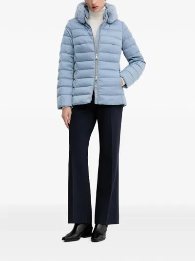 Gant Back-pocket Trousers In Blue