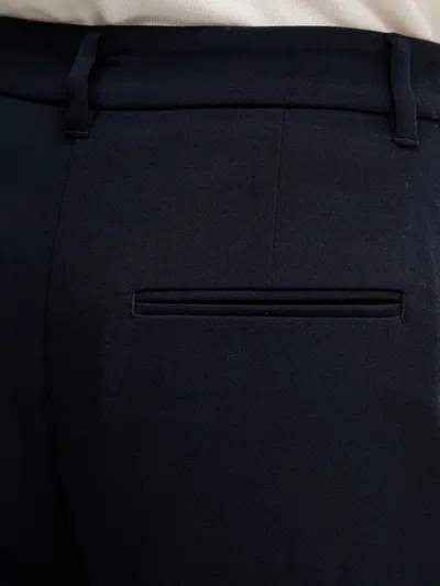 Gant Back-pocket Trousers In Blue